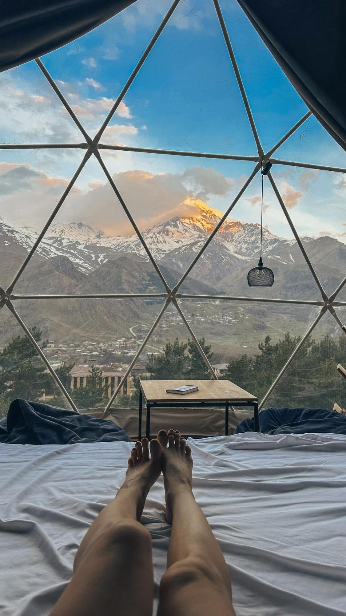 Hotel Elia Glamping Kazbegi Exterior foto