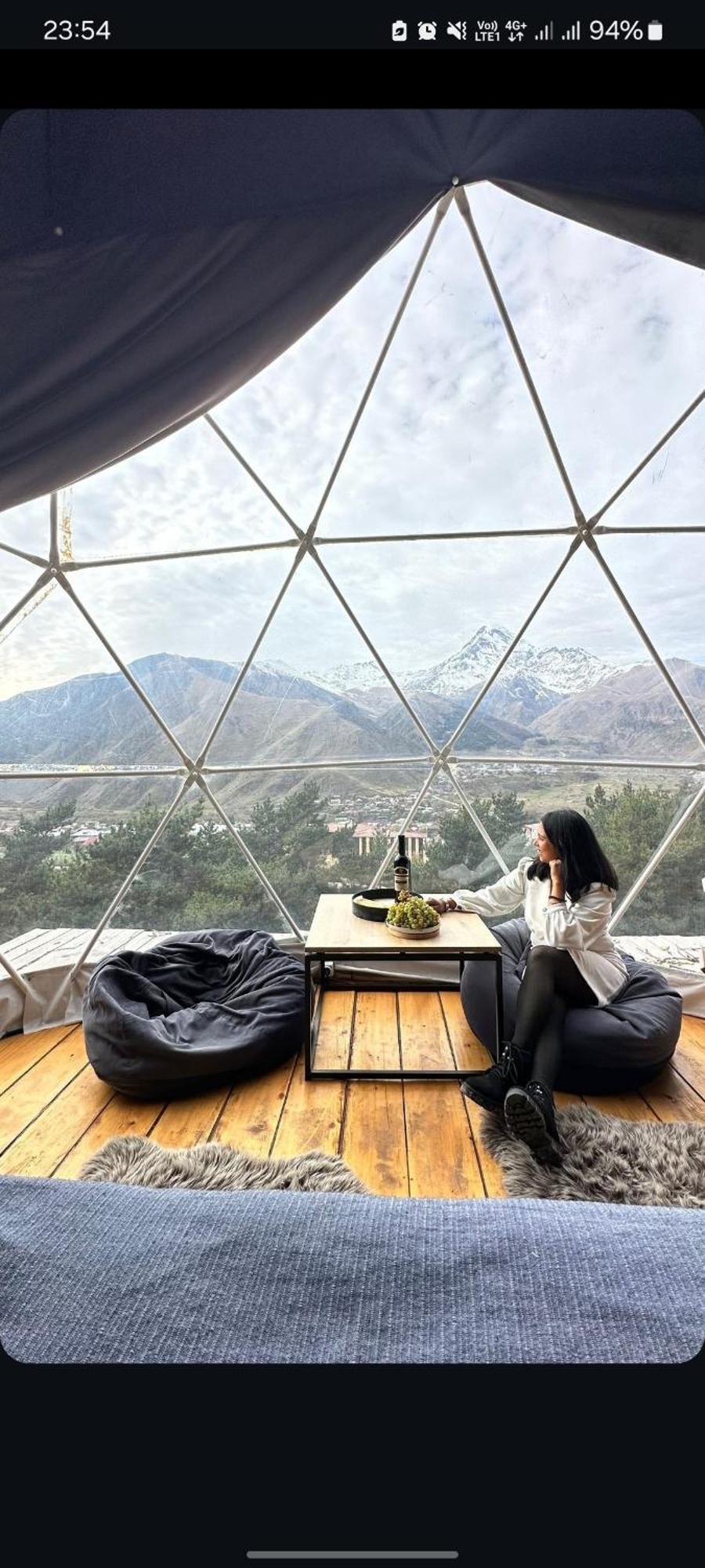 Hotel Elia Glamping Kazbegi Exterior foto