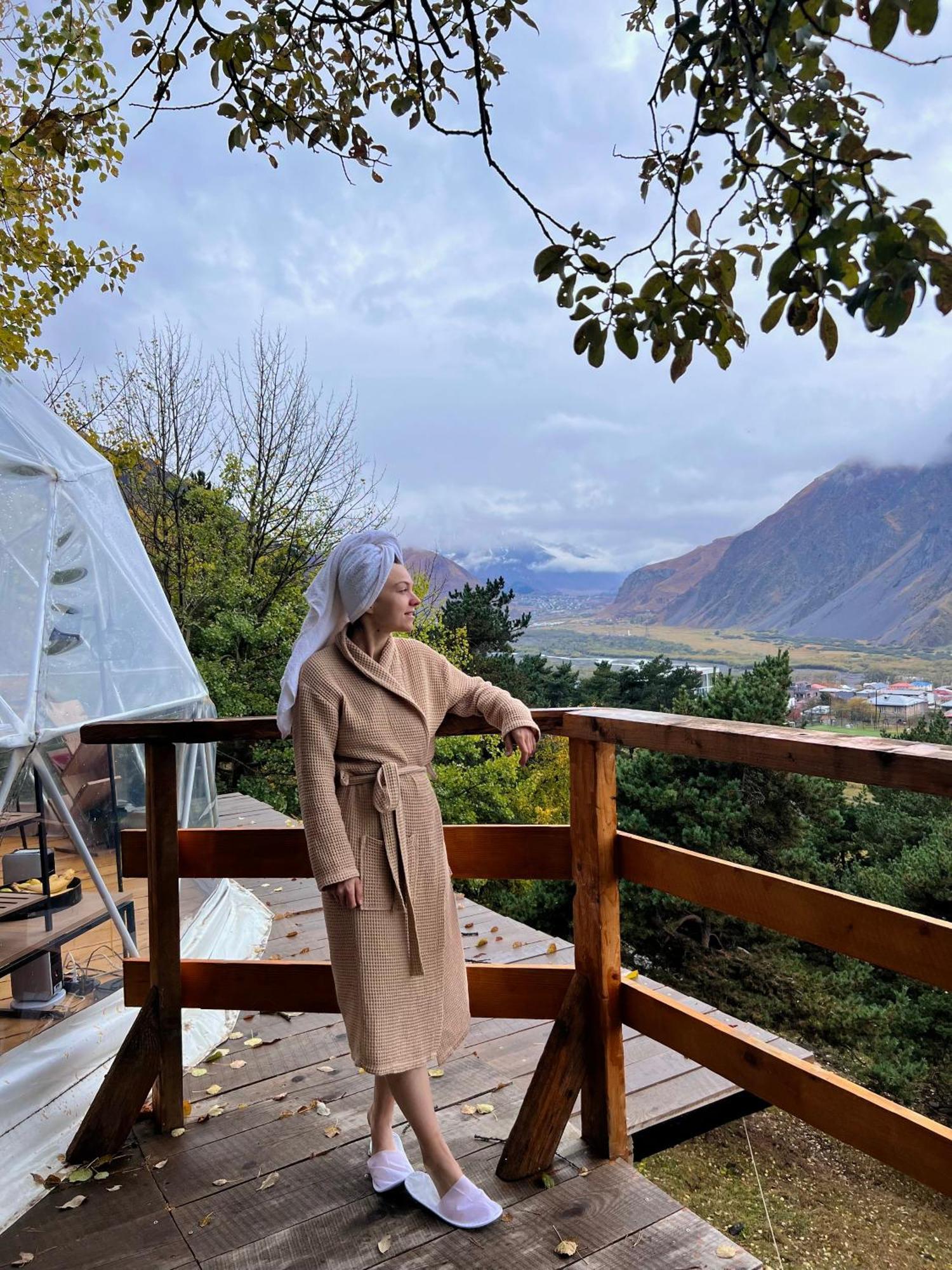 Hotel Elia Glamping Kazbegi Exterior foto