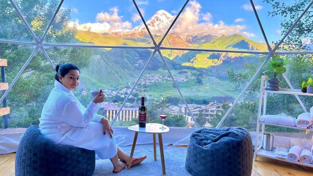 Hotel Elia Glamping Kazbegi Exterior foto