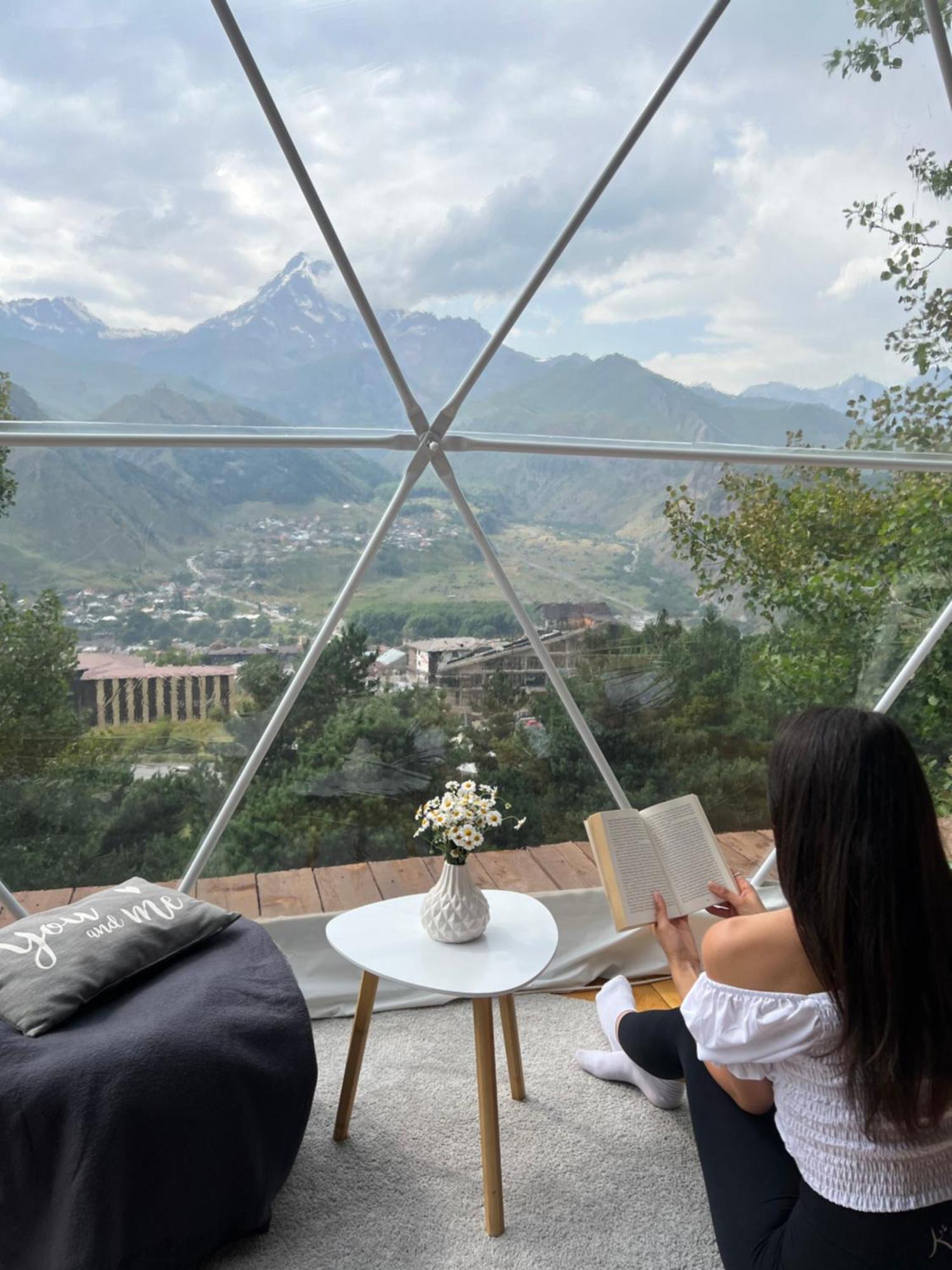 Hotel Elia Glamping Kazbegi Exterior foto